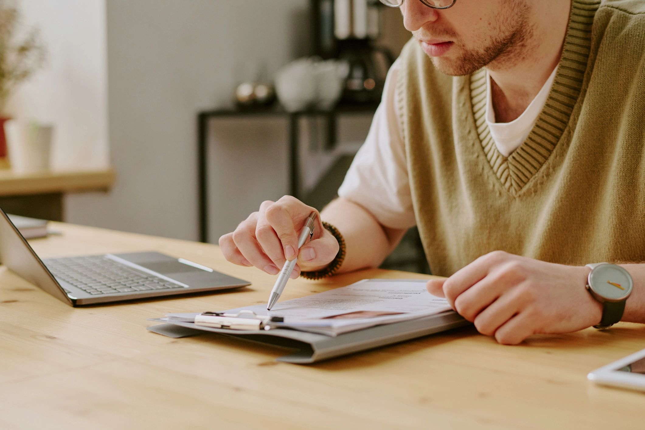 Document review representing academic editing